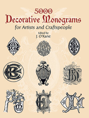 cover image of 5000 Decorative Monograms for Artists and Craftspeople